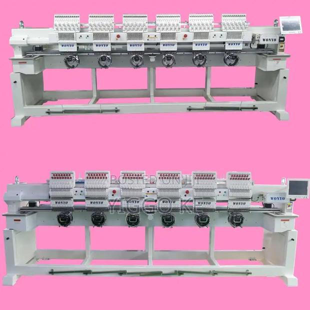 Grab Now! 6 Head 9 Needles Embroidery Machine– High Capacity - main view
