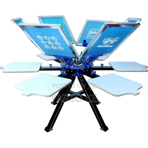 6-color, 6-station Screen Printer At Discount! Top Deal