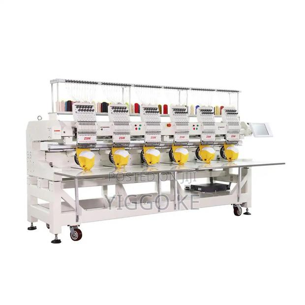 6 Head 9 Needle Embroidery Machine Brand New–Save Big Today! - main view