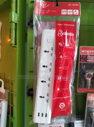 Itel 4 Way Extension Cable With 3 Usb Port 8hk