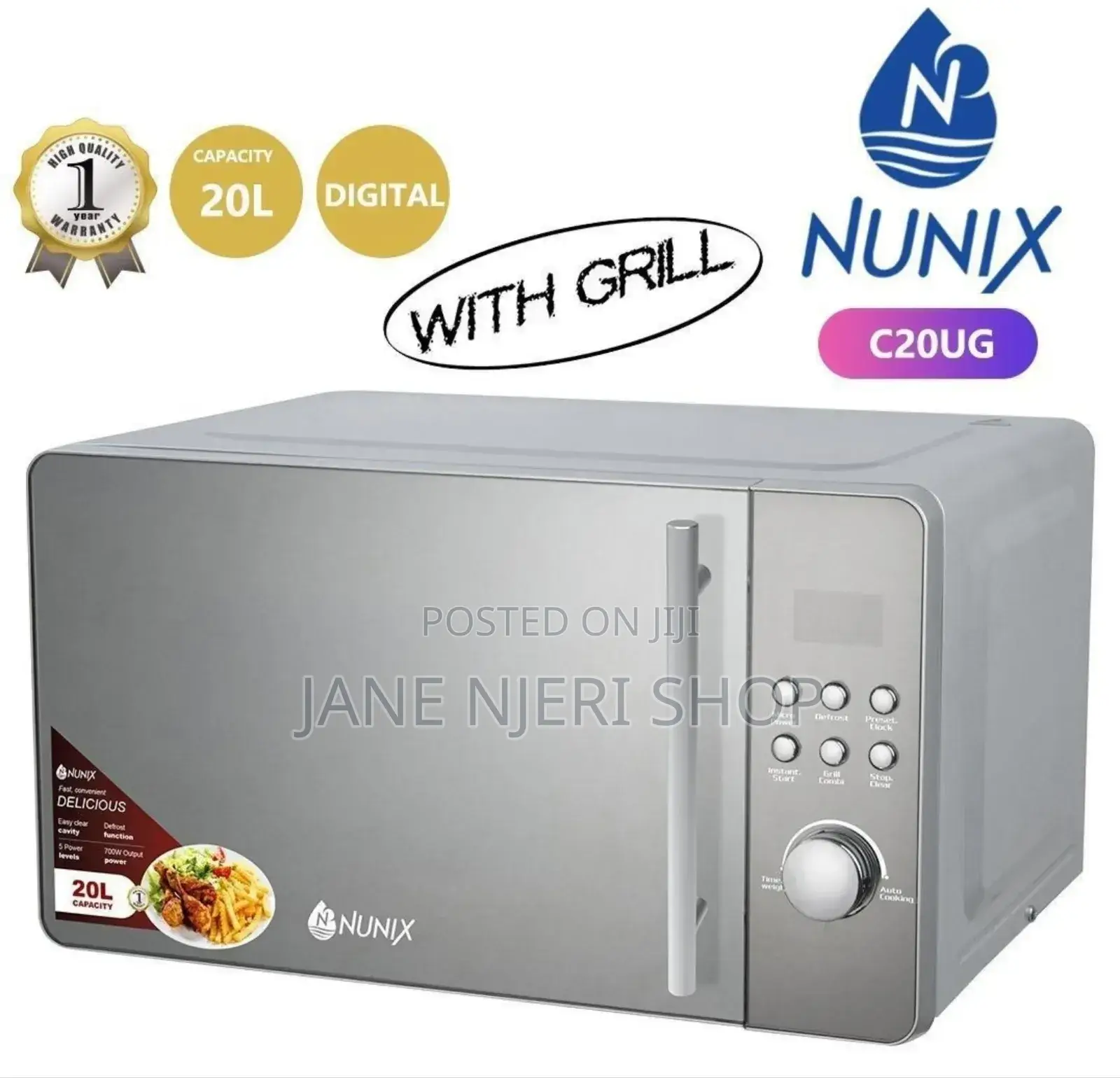 Digital Microwave With Grill