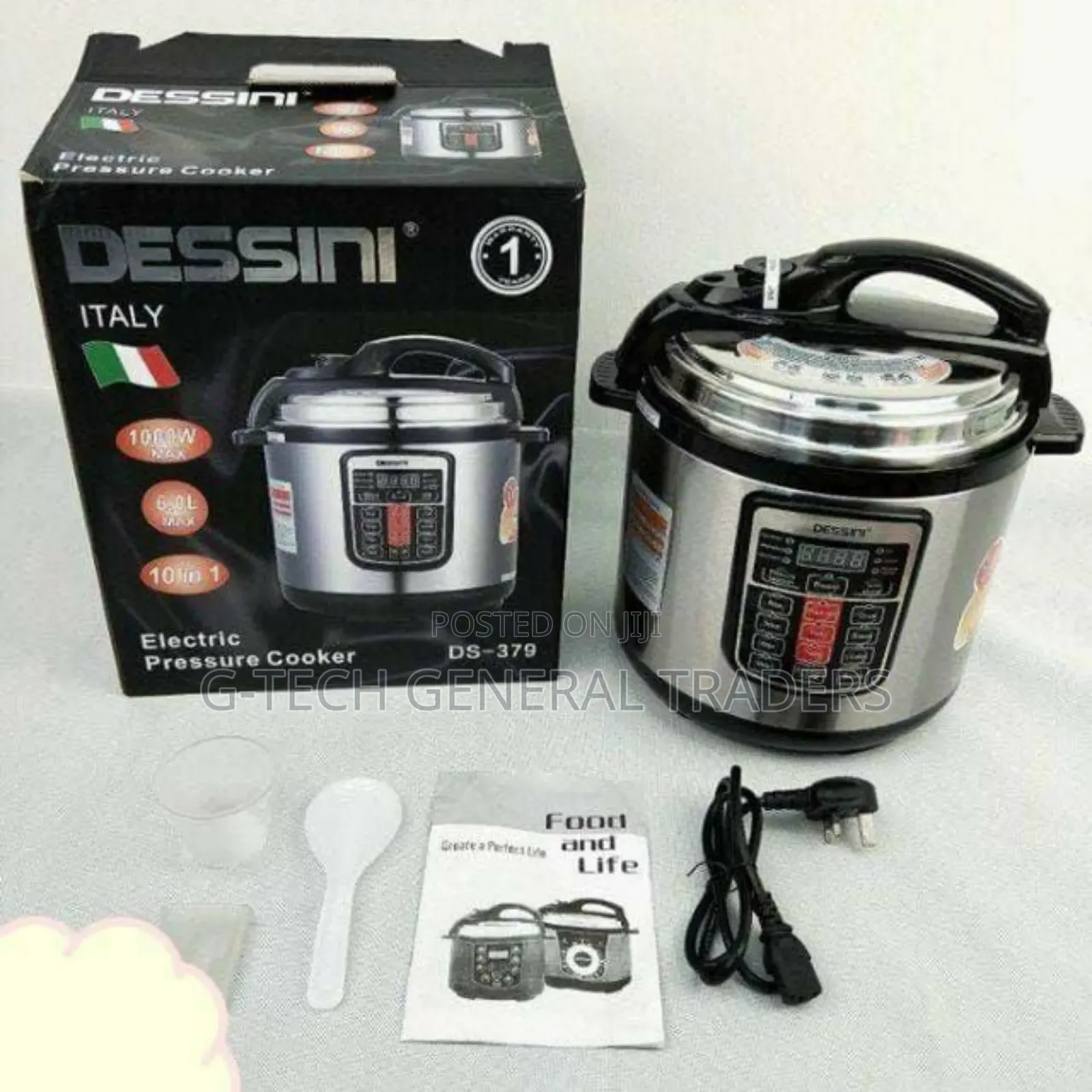 Dessini Italy Brand 6l Electric Pressure Cooker