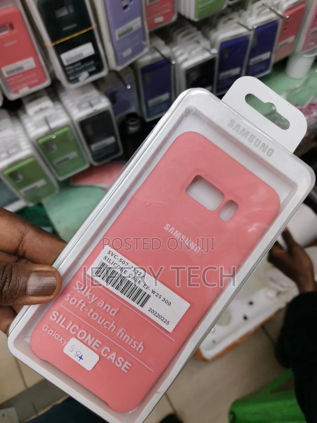 Silicone Soft Back Cover Case For Samsung Galaxy S8+-pink - main view