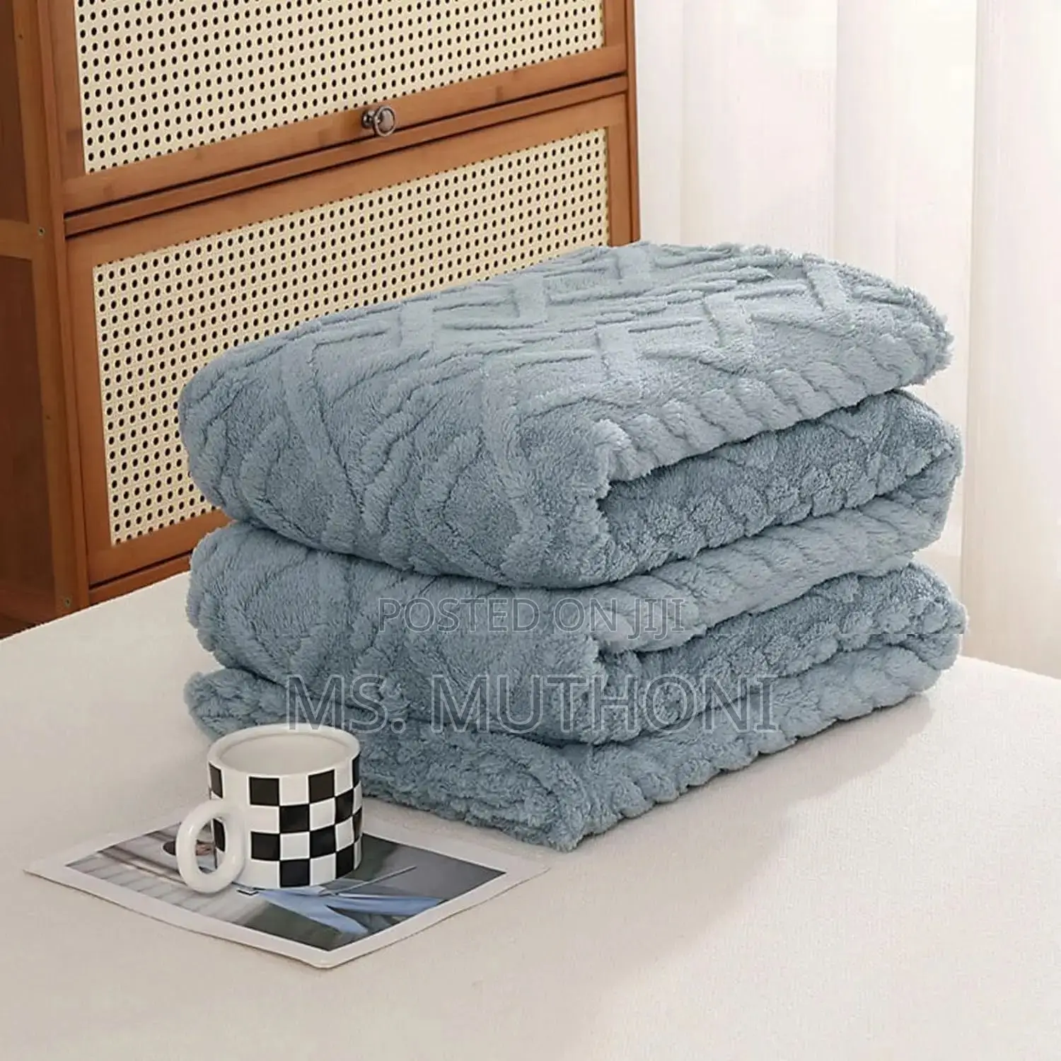 Fleece Throw Blanket  Size 150* 200 Cm