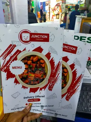 Menus Deigns And Printing