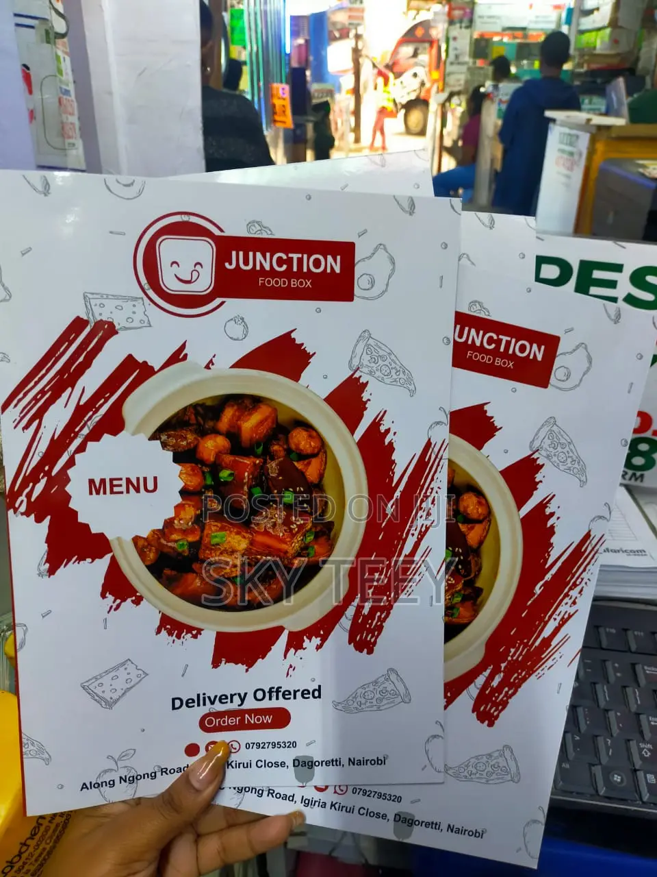 Menus Deigns And Printing