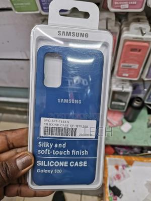 Samsung Galaxy S20 Soft Silicone Phone Case-Blue - thumbnail 2