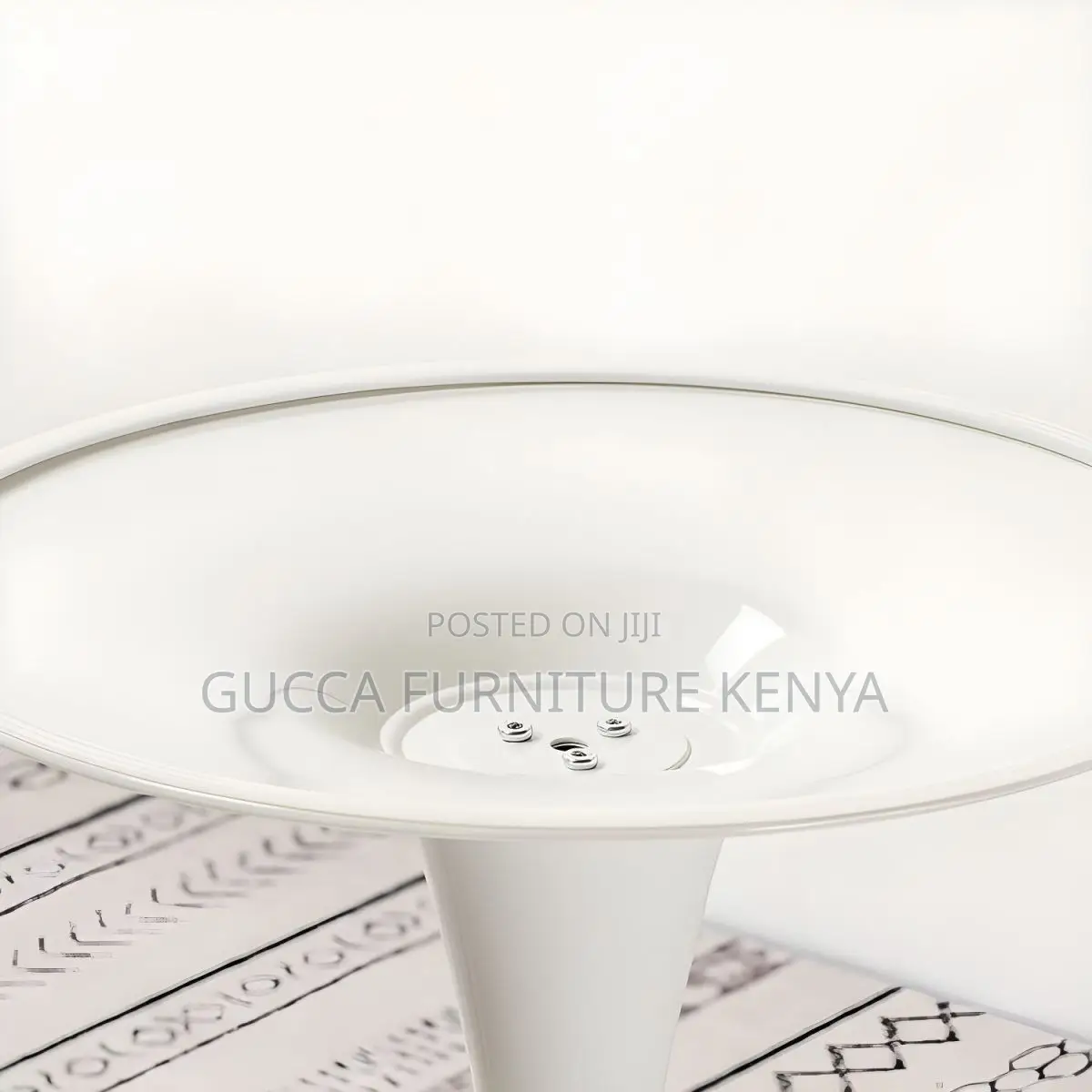 Dining Tables: White Modern Round Dining Table For Kitchen