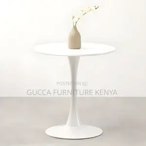 Dining Tables: White Modern Round Dining Table For Kitchen