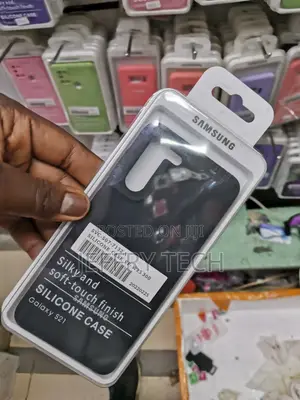 Samsung Galaxy S21 Soft Silicone Shockproof Cover-black