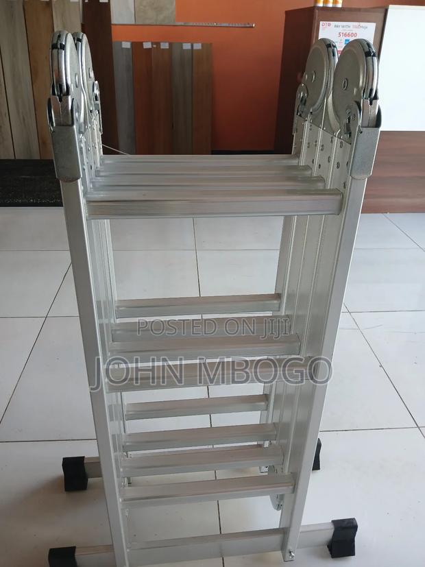 12ft Aluminium Ladder (Multifoldimg ) - thumbnail 2