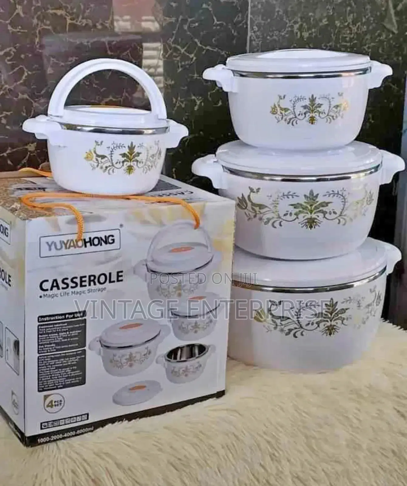4pcs Casserole Hotpots