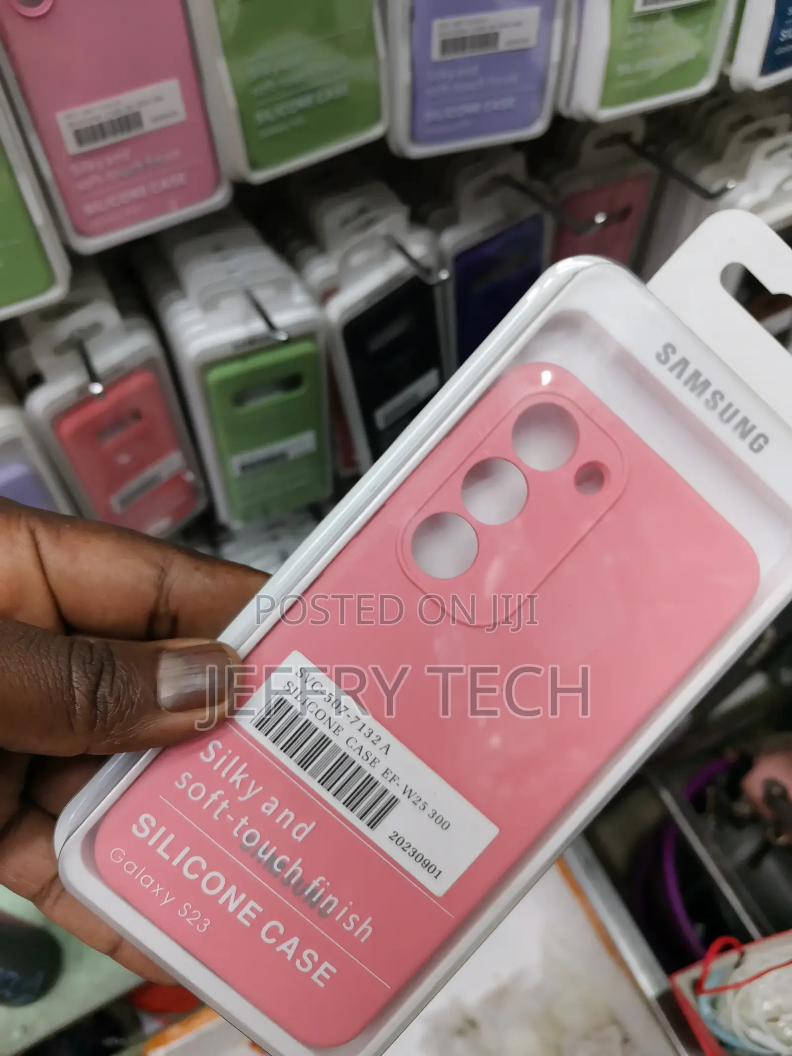 Samsung Galaxy S23 Phone Case Soft Silicone-Pink