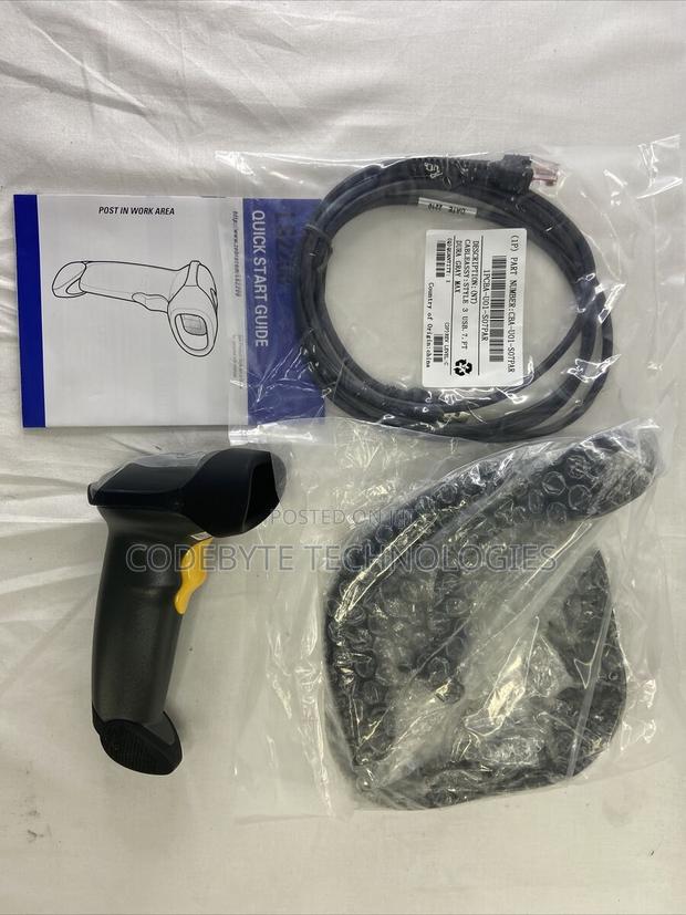 Zebra Symbol Barcode Scanner Kit LS2208 USB With Stand - main view