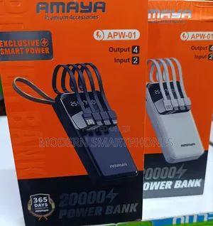 Amaya APW-01 Power Bank 20000mah Fast Charging