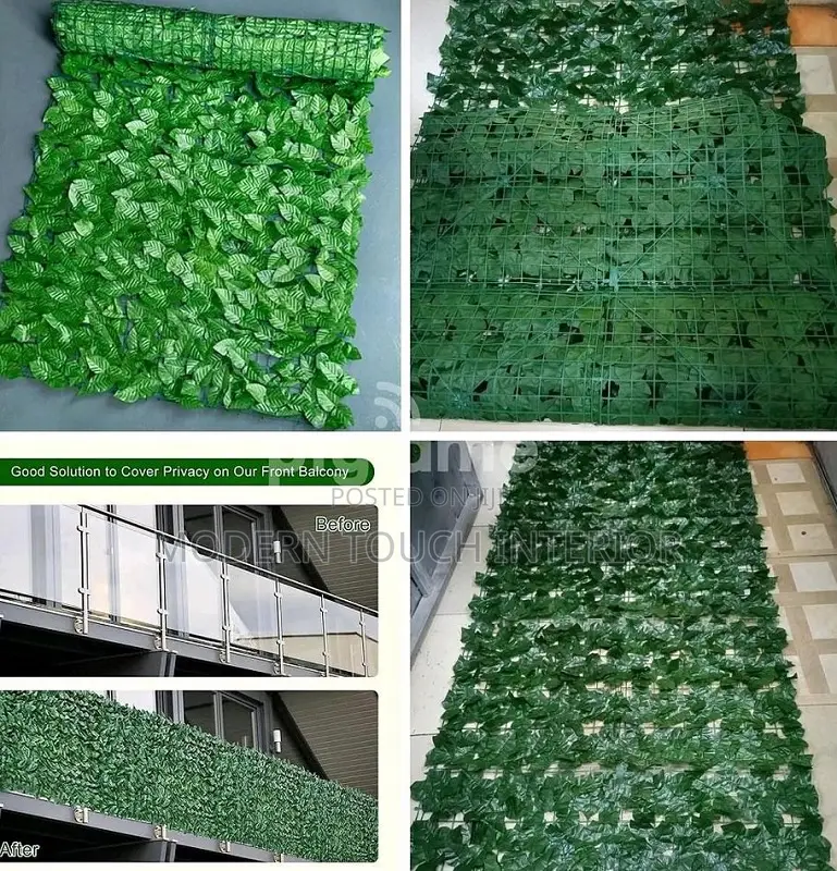 Lifelike Artificial Privacy Balcony Fence