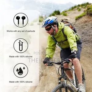 Earbud (1pair) Anti Falling Holder, Silicone Ear Hook Clip