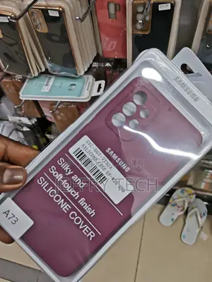 Samsung Galaxy A73 Soft Silicone Shockproof Case-Maroon