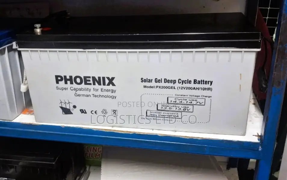 Phoenix Solar Gel Deep Cycle Battery 12v 200ah