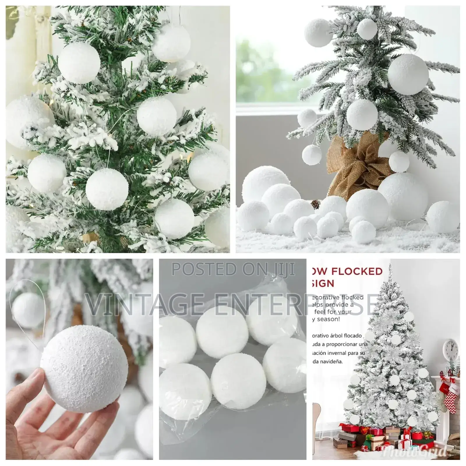 White Snow Balls