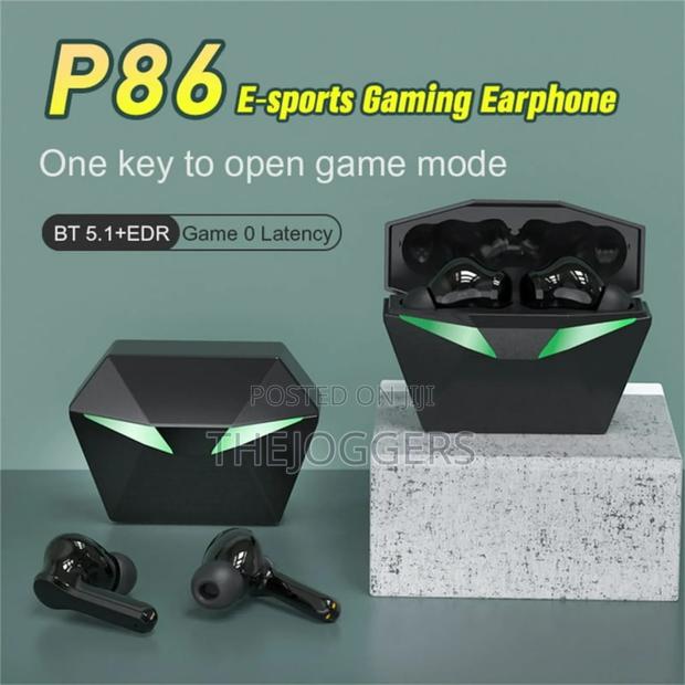 P86 Fast Pairing Sports Twsgaming Wireless-Bluetooth Earbuds - thumbnail 2
