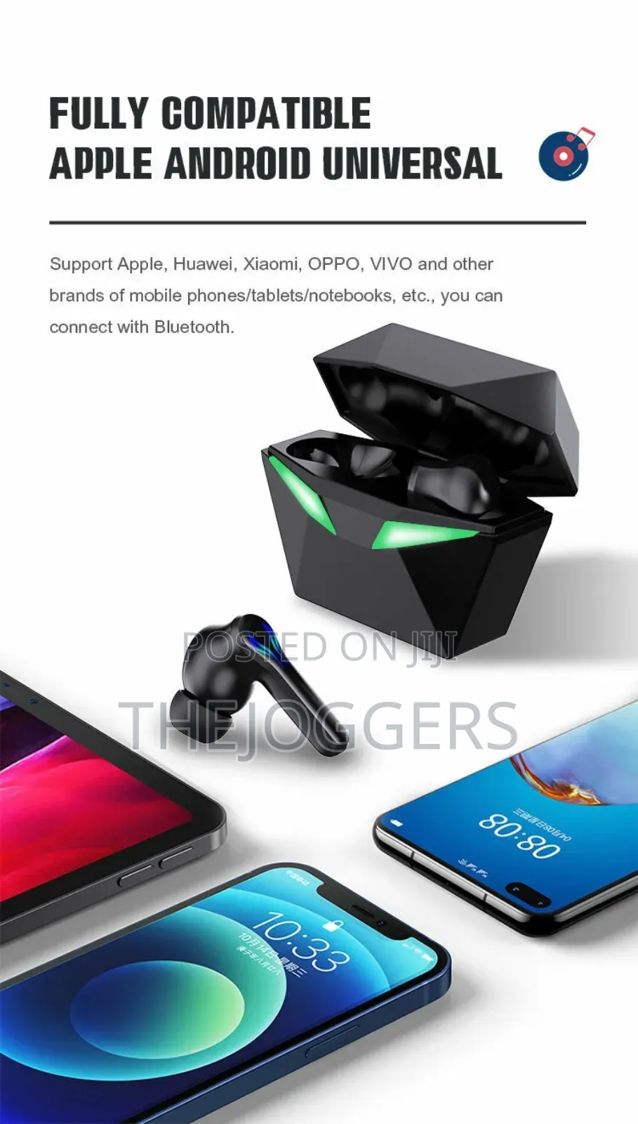 P86 Fast Pairing Sports Twsgaming Wireless-Bluetooth Earbuds