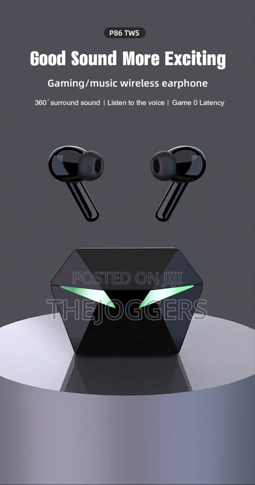 P86 Fast Pairing Sports Twsgaming Wireless-Bluetooth Earbuds