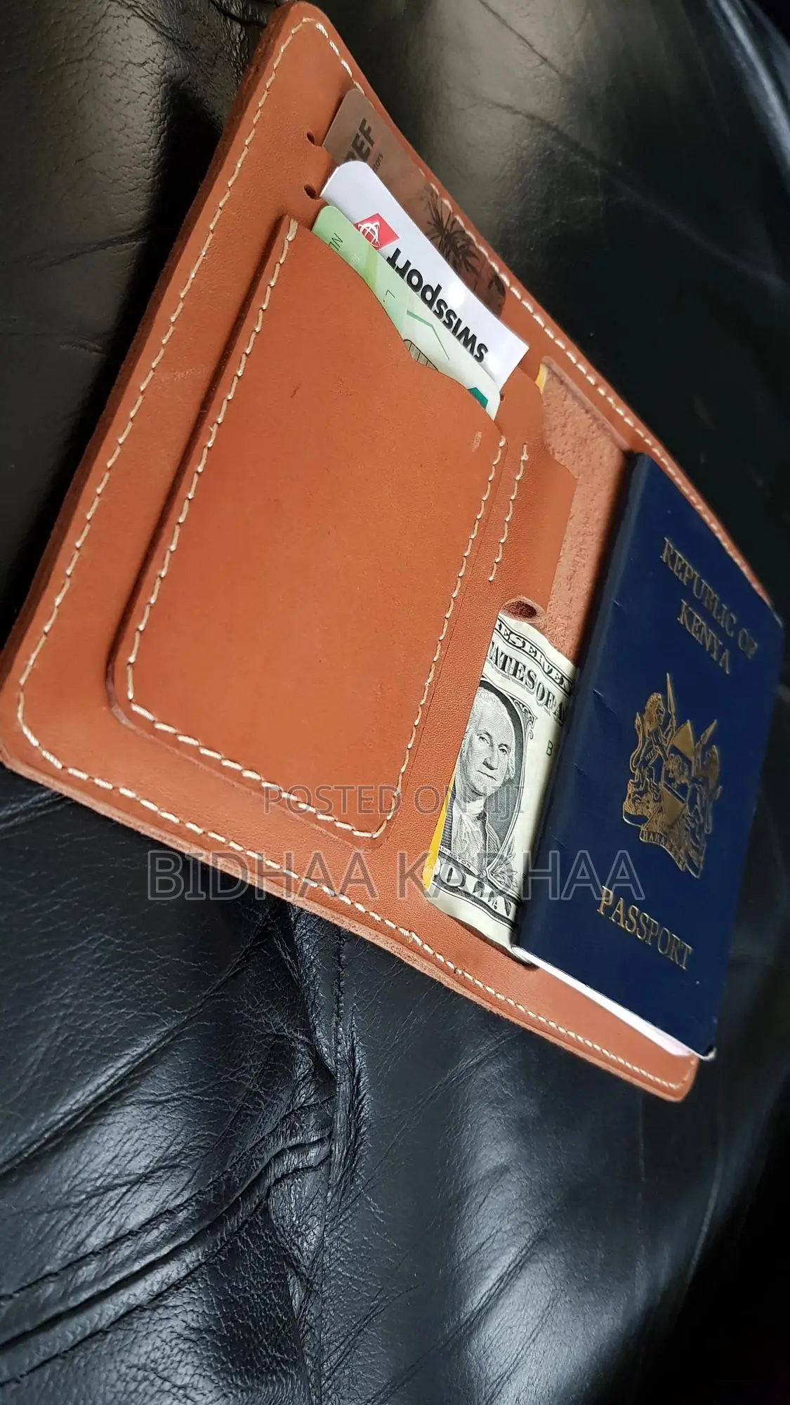 Leather Passport Holder