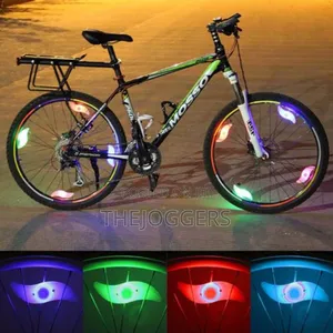 4 PCS Willow Shape Bike Wheel Waterproof Spoke LED Light
