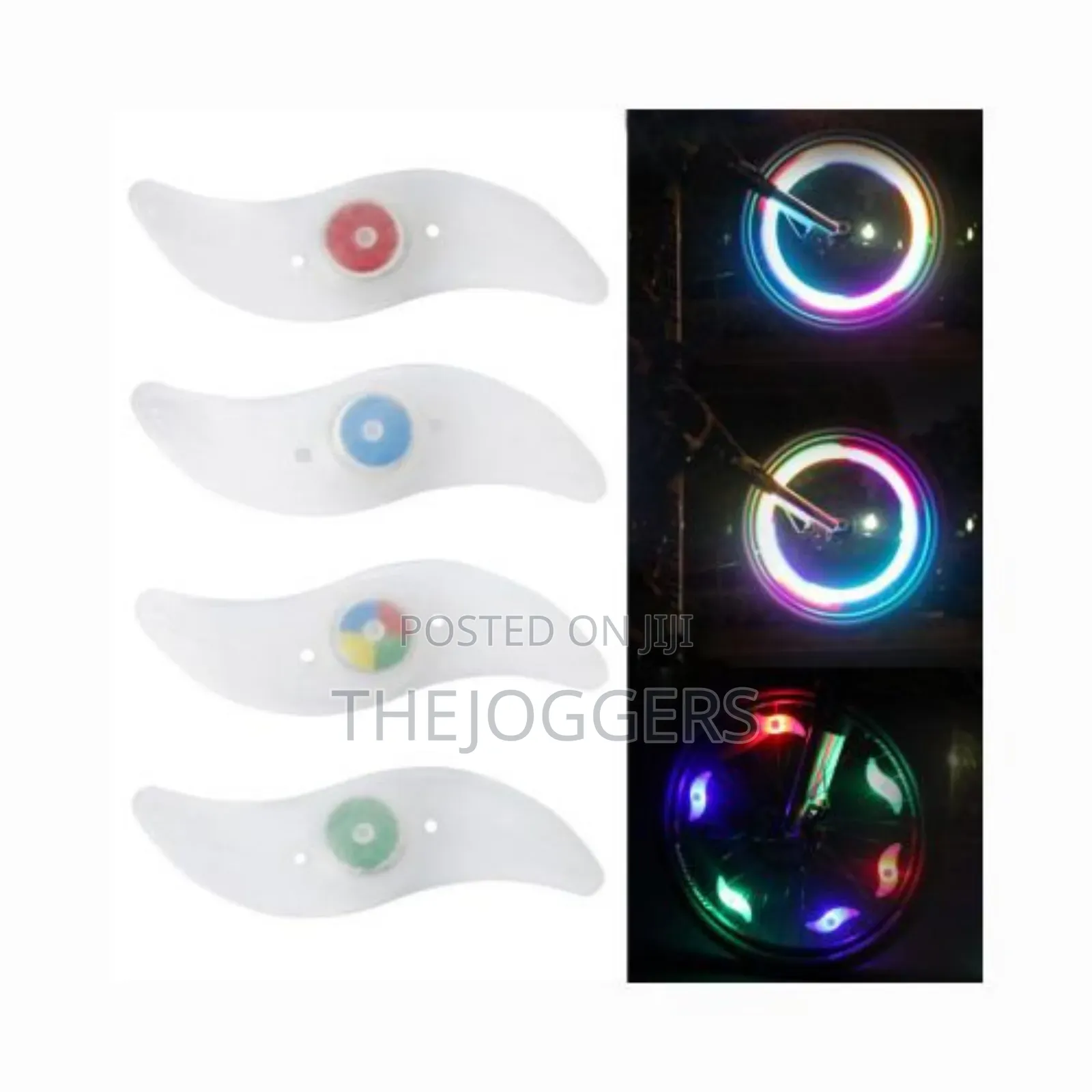 4 PCS Willow Shape Bike Wheel Waterproof Spoke LED Light