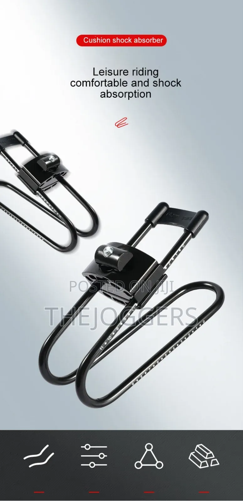 Bicycle Seat Alloy Spring Shork Absorber Rod
