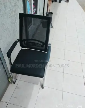 Office Black Waiting Chair