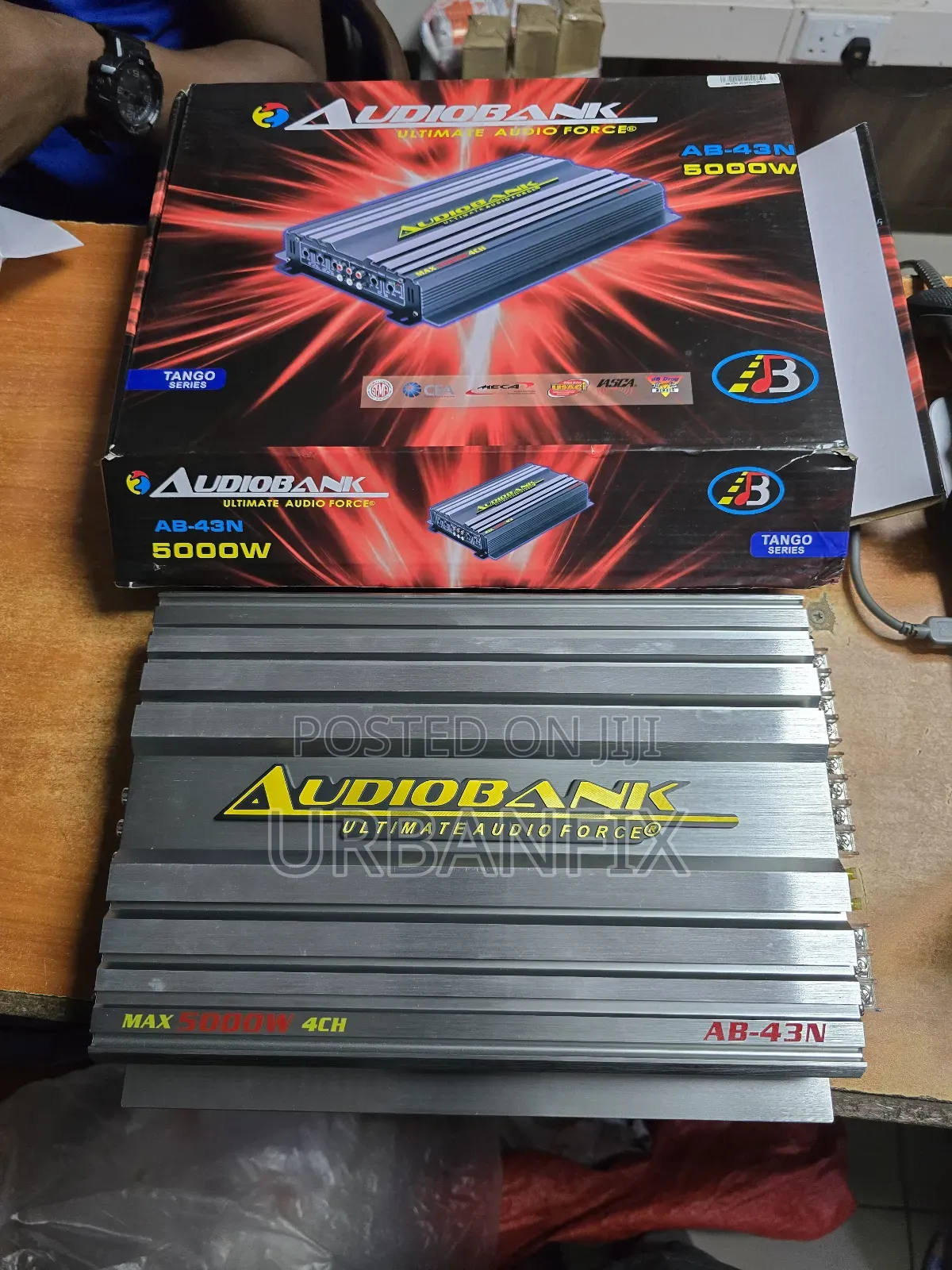 Audiobank 5000watts 4 Channel Powerful Amplifier