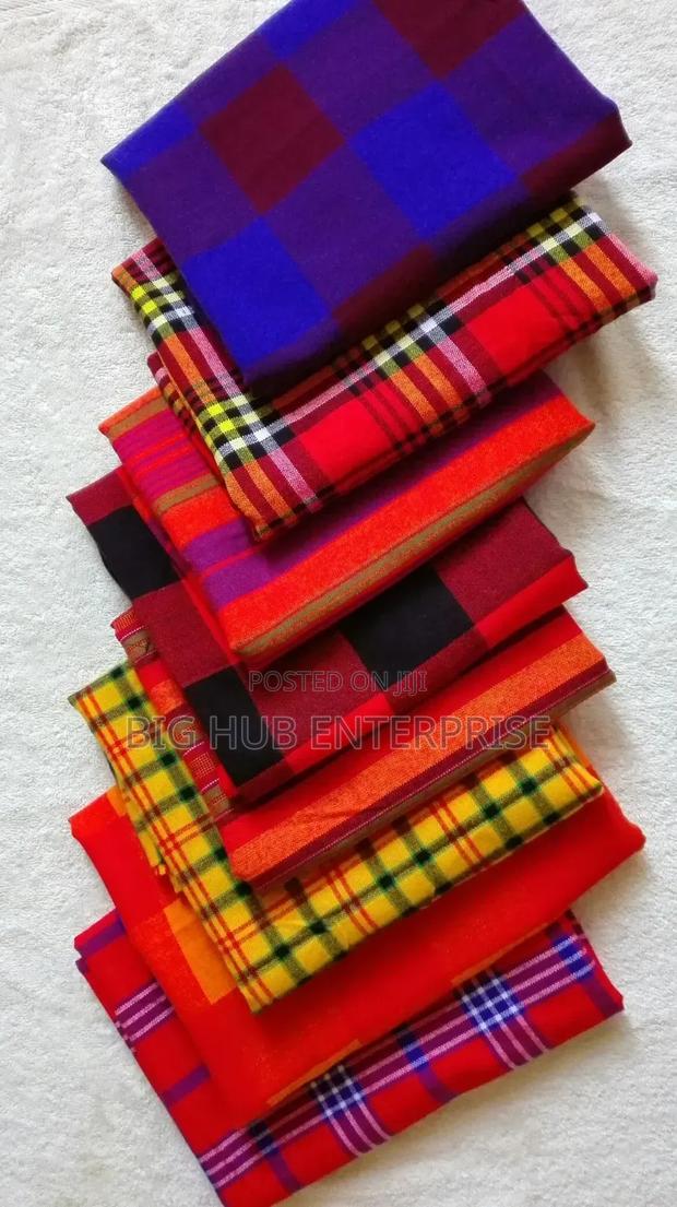 Maasai Wear Maasai Shuka Throw Blanket 