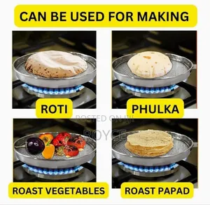 Paras Stainless Steel Roaster-Papad Jali