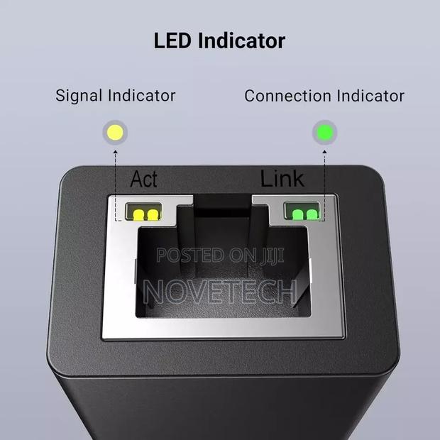 USB C to Ethernet Adapter Type-C 3.1 to RJ45 Network LAN - thumbnail 2
