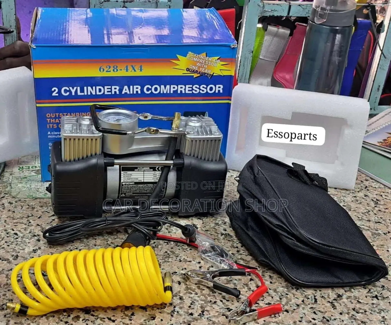 Emergency Tire Pressure Double Pump Inflator