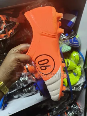 T90 Orange Soccer Boot Size 45