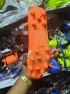 T90 Orange Soccer Boot Size 45