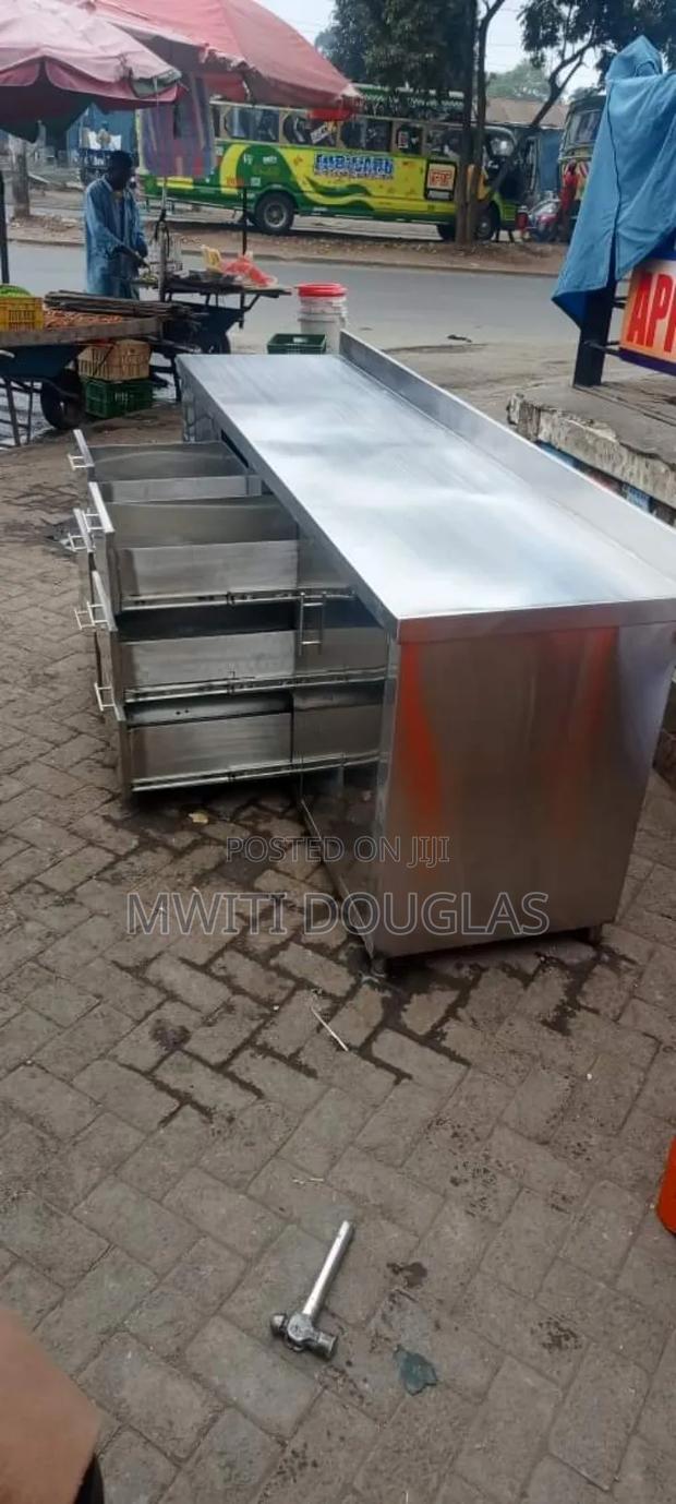 Appealing Bringht Stainless Storage Cabinet