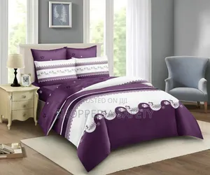 Binded Purple Duvet
