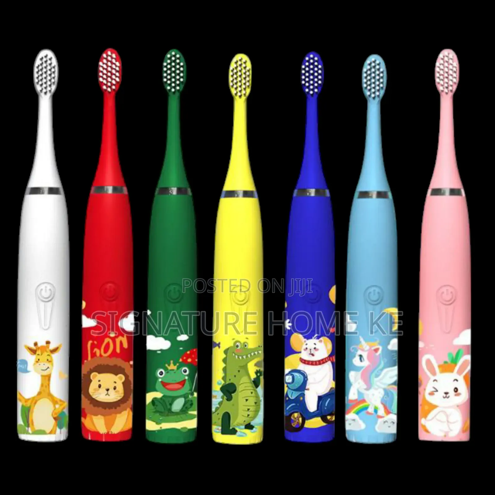 Kids Electric Toothbrush With 7 Replaceable Heads
