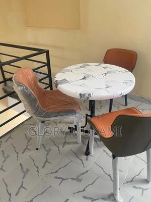 Restaurants Chairs and Round Marble Table - thumbnail 2