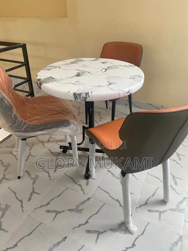 Restaurants Chairs and Round Marble Table - thumbnail 4