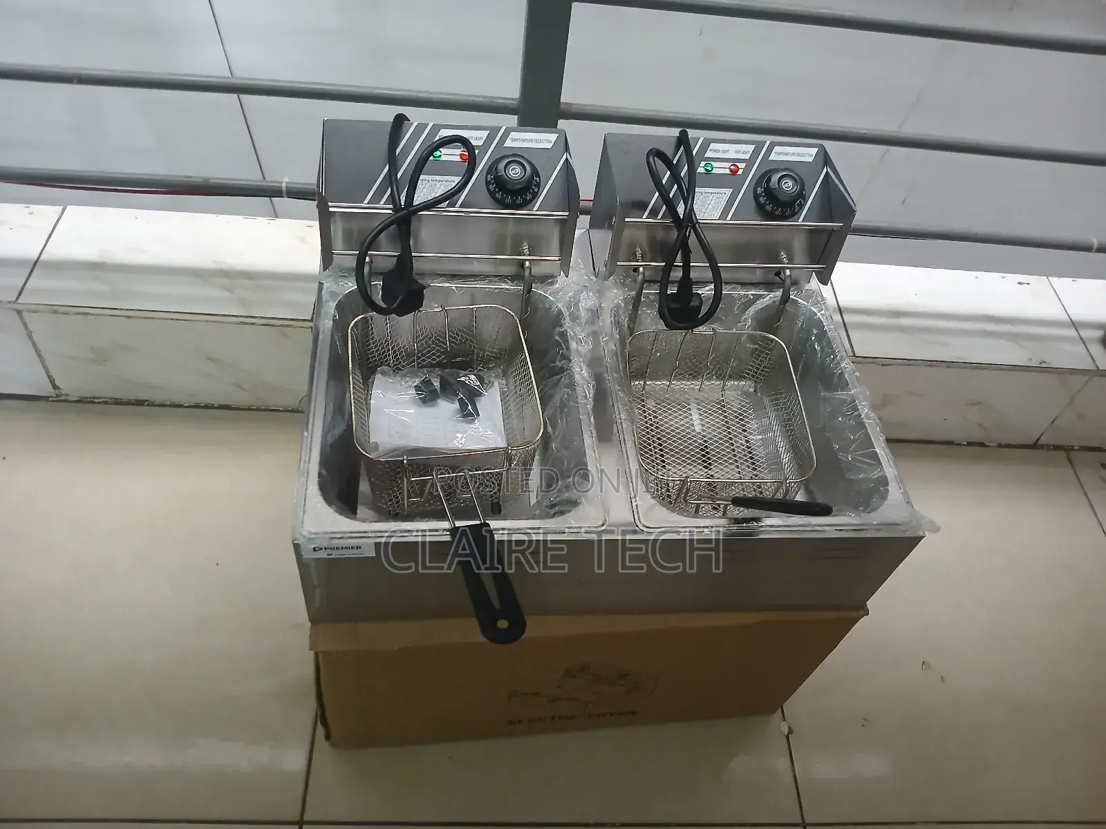 Nunix Flyer 6L Double Deep Fryer Potato Chip Fryer