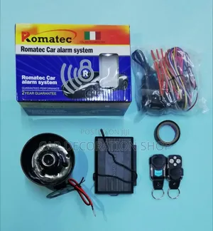 Romatec Antitheft Universal Alarm System With 2remote Key