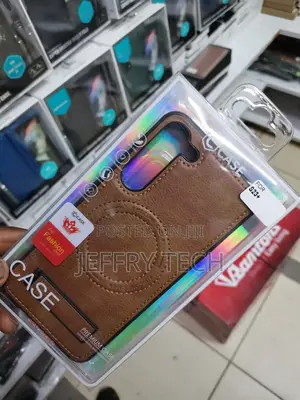 Magsafe Cover for Samsung S23 Plus,Kickstand-Brown