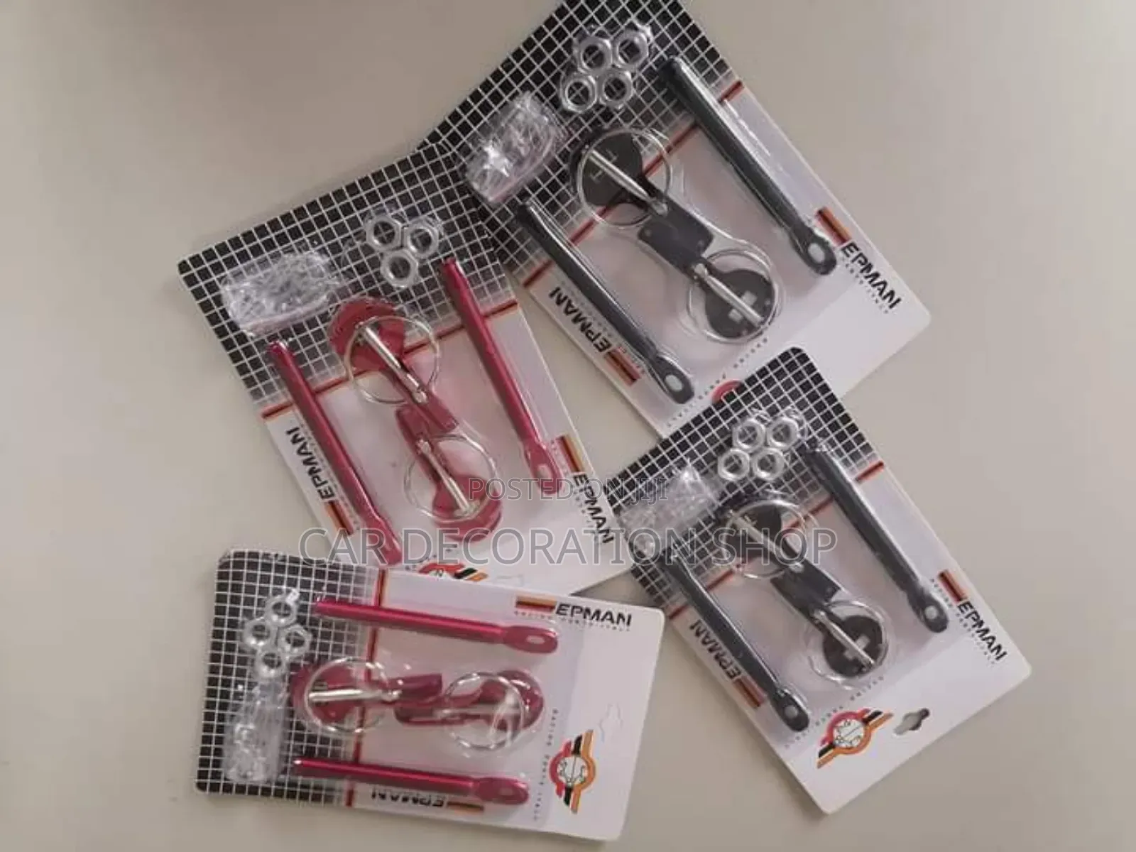Colored Bonnet Pin Lock Universal Fit