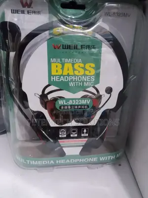 Multimedia Bass Headphones With Mic