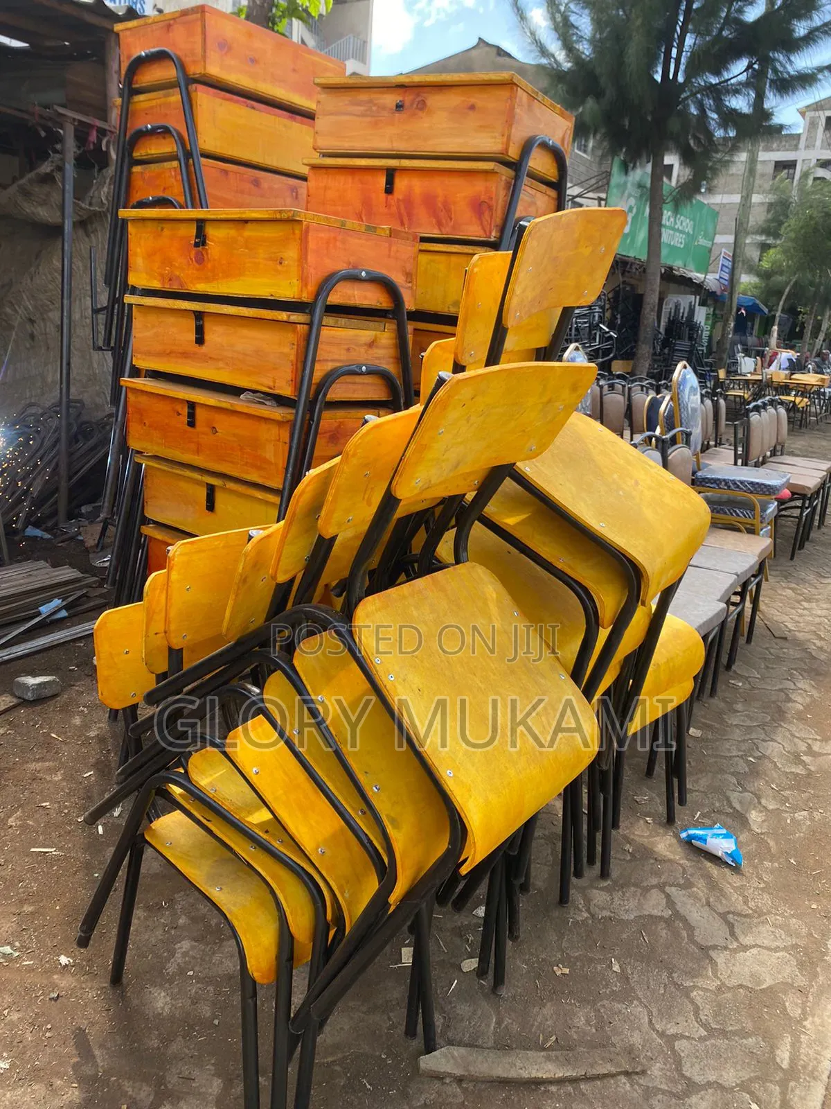 Standard School Chairs and Lockers